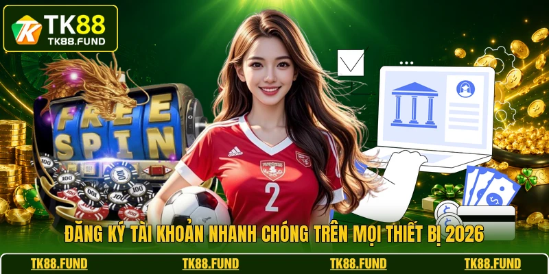 Đăng ký tài khoản nhanh chóng trên mọi thiết bị 2026