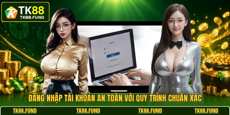 Đăng nhập tài khoản an toàn với quy trình chuẩn xác